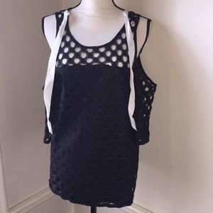 Cold-Shoulder Top by H. Studio